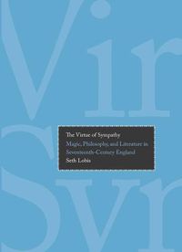 Cover image for The Virtue of Sympathy: Magic, Philosophy, and Literature in Seventeenth-Century England