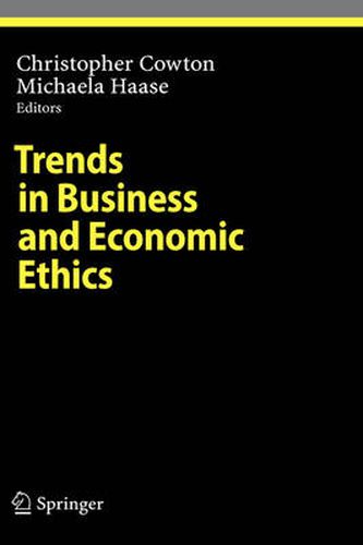 Cover image for Trends in Business and Economic Ethics