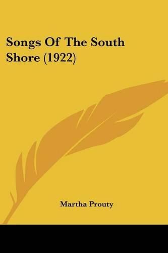 Cover image for Songs of the South Shore (1922)