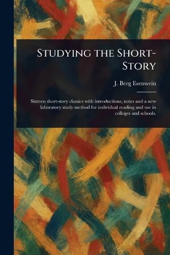 Cover image for Studying the Short-Story