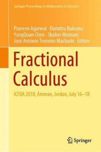 Cover image for Fractional Calculus: ICFDA 2018, Amman, Jordan, July 16-18