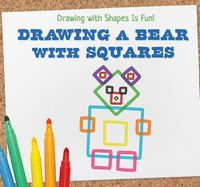 Cover image for Drawing a Bear with Squares