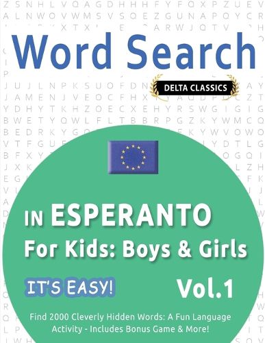 Cover image for Word Search in Esperanto for Kids