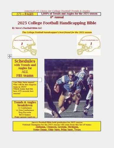 Cover image for 2025 College Football Handicapping Bible