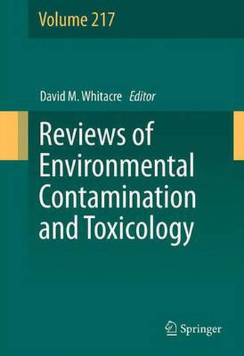 Cover image for Reviews of Environmental Contamination and Toxicology Volume 217