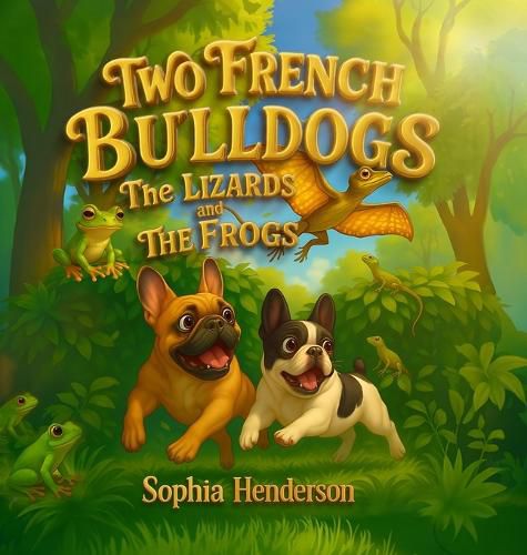 Cover image for Two French bulldogs-The Lizards and The Frogs
