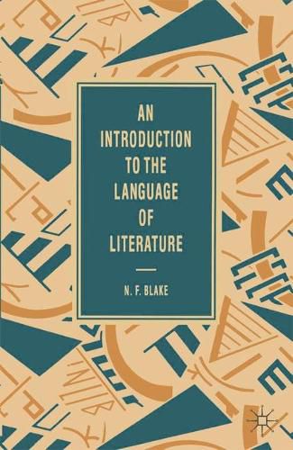 Cover image for An Introduction to the Language of Literature