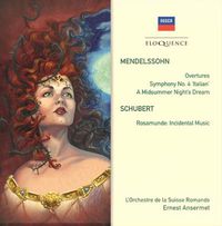 Cover image for Mendelssohn 3 Overtures Symphony 4