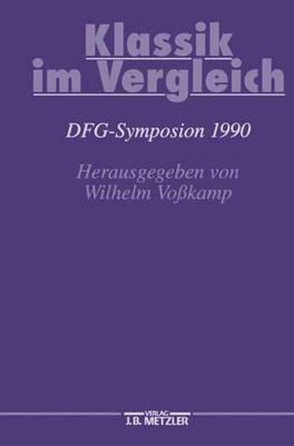 Cover image for Klassik im Vergleich: DFG-Symposion 1990