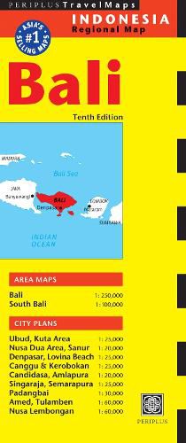 Cover image for Bali Travel Map Tenth Edition