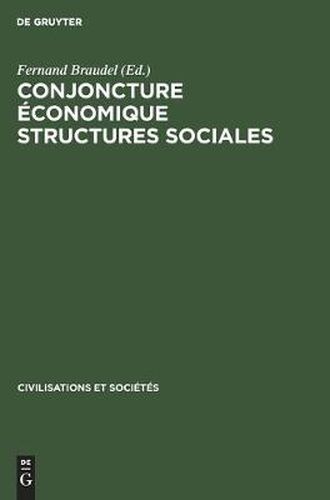 Cover image for Conjoncture Economique Structures Sociales: Hommage A Ernest Labrousse