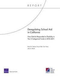 Cover image for Deregulating School Aid in California: How Districts Responded to Flexibility in Tier 3 Categorical Funds in 2010-2011