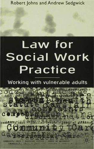 Cover image for Law for Social Work Practice: Working with Vulnerable Adults