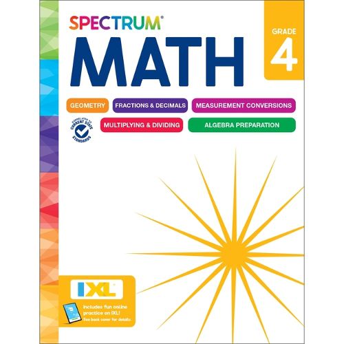 Cover image for Spectrum Math Workbook, Grade 4