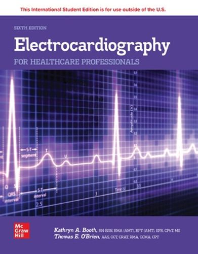 Cover image for Electrocardiography for Healthcare Professionals ISE