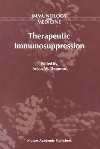 Cover image for Therapeutic Immunosuppression