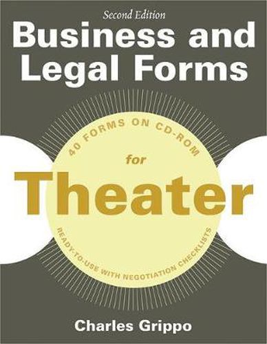 Cover image for Business and Legal Forms for Theater, Second Edition