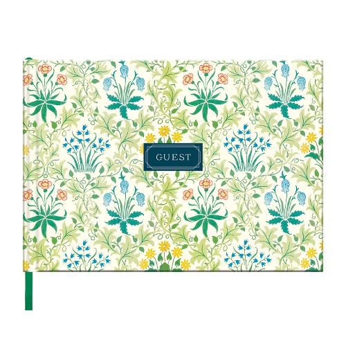 Cover image for William Morris Celandine Guest Book