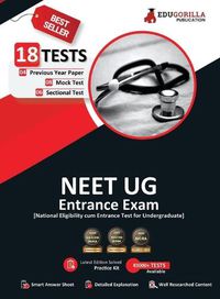 Cover image for NEET UG Medical Entrance Exam 2023 - 8 Mock Tests, 6 Sectional Tests and 4 Previous Year Papers (2500 Solved Questions) with Free Access to Online Tests