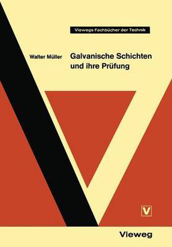 Cover image for Galvanische Schichten Und Ihre Prufung