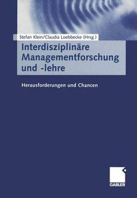 Cover image for Interdisziplinare Managementforschung und -lehre