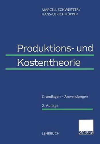 Cover image for Produktions- und Kostentheorie