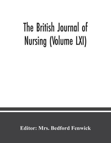 Cover image for The British journal of nursing (Volume LXI)