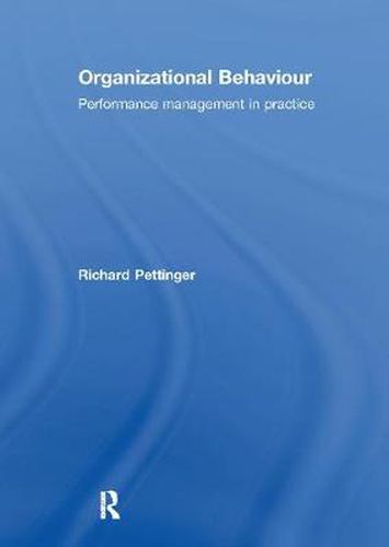 Cover image for Organizational Behaviour: Performance Management in Practice