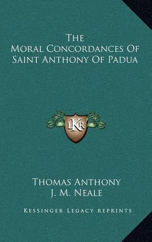 The Moral Concordances of Saint Anthony of Padua