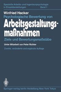 Cover image for Psychologische Bewertung von Arbeitsgestaltungsmassnahmen