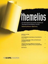 Cover image for Themelios, Volume 38, Issue 1