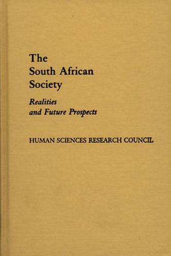 Cover image for The South African Society: Realities and Future Prospects