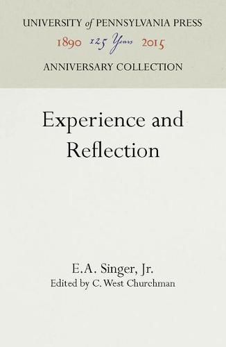 Cover image for Experience and Reflection