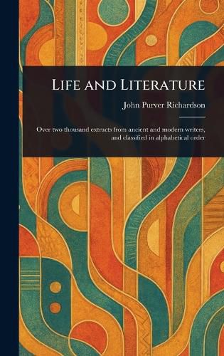 Cover image for Life and Literature