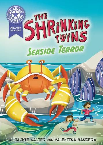 Cover image for Reading Champion: Graphics: The Shrinking Twins: Seaside Terror