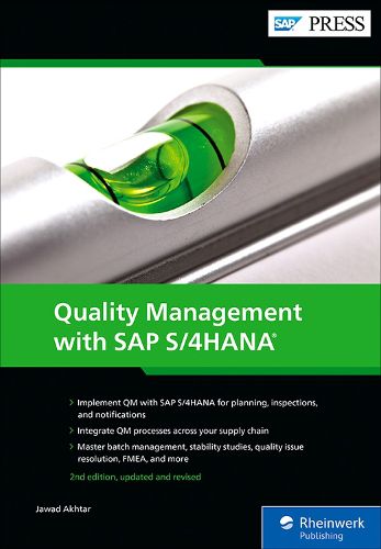 Cover image for Quality Management with SAP S/4hana