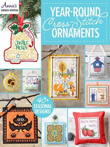 Cover image for Year-Round Cross-Stitch Ornaments