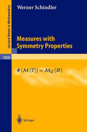 Cover image for Measures with Symmetry Properties