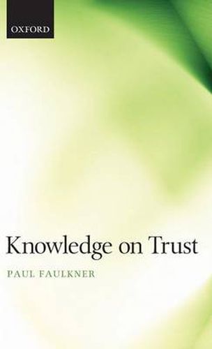 Cover image for Knowledge on Trust