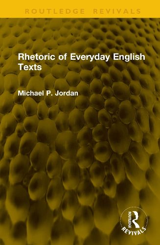 Cover image for Rhetoric of Everyday English Texts