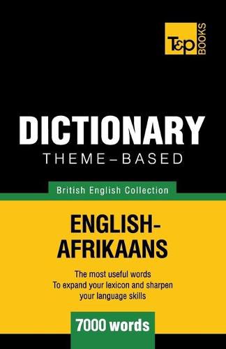 Cover image for Theme-based dictionary British English-Afrikaans - 7000 words