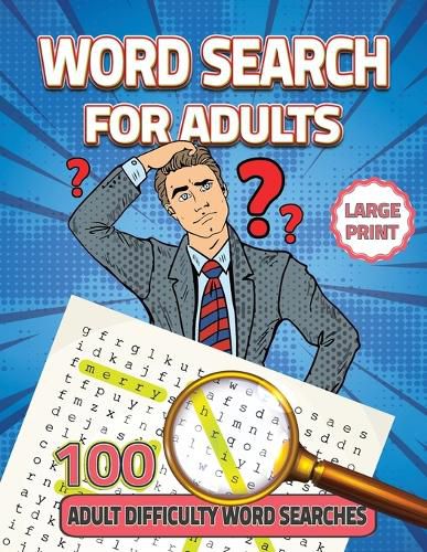 Cover image for Word Search for Adults Large Print