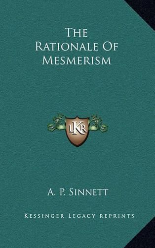 The Rationale of Mesmerism