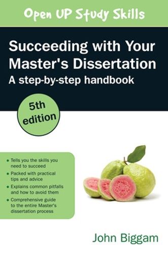 Cover image for Succeeding with Your Master's Dissertation: A Step-by-Step Handbook