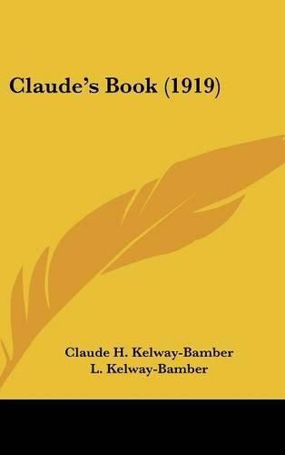 Cover image for Claude's Book (1919)