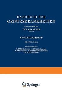 Cover image for Handbuch Der Geisteskrankheiten: Erganzungsband