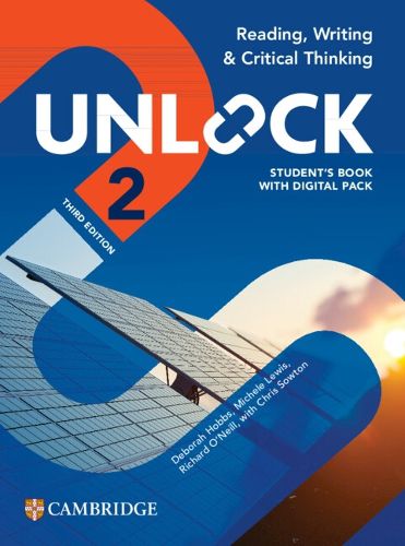 Cover image for Unlock Level 2 Reading, Writing and Critical Thinking Student's Book with Digital Pack