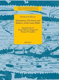 Cover image for Summaries, Divisions and Rubrics of the Latin Bible