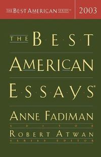 Cover image for The Best American Essays 2003