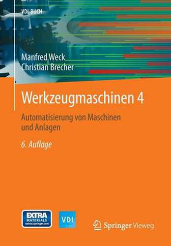 Cover image for Werkzeugmaschinen 4: Automatisierung von Maschinen und Anlagen